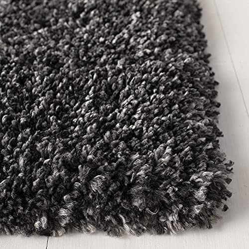 Image of CD Carpet Anti Slip Shaggy Fluffy Fur Rugs and Carpet for Living Room Bedroom Kids Room Plain Circle Carpets for Home with 2 Inch Thickness (Color Charcoal Size 7x7 Feet Round)