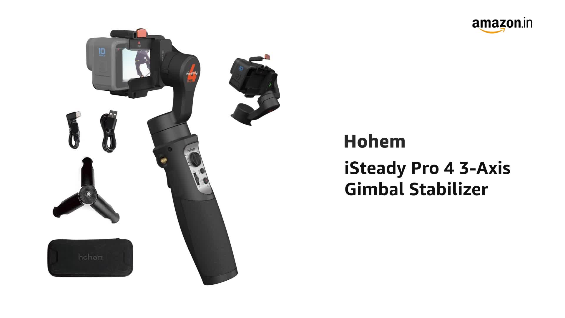Hohem iSteady Pro 4 3-Axis Gimbal Stabilizer for Gopro 10/9 8/7/6