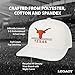 Legacy NCAA Officially Licensed Baseball Hat, Texas Longhorns, Lightweight Cap for Men & Women, Cut Above Adjustable (Cut), White, One Size Fits Most, Snapback Closure