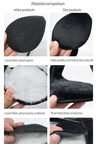 Unisex Earmuffs Sherpa Fleece Lined Compact Winter Earmuffs Ear Warmers3