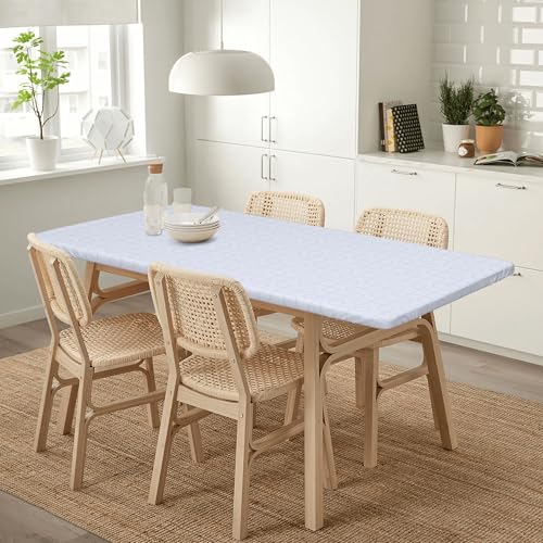 Nappe extensible ajustée 76 x 152 cm protection élastique blanche