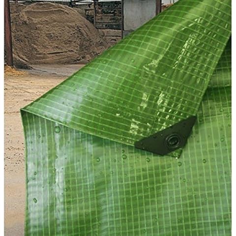 Heavy Duty Tarpaulin 250gsm 7.0m x 4.0m Green Cover