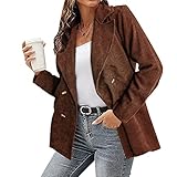 Occasion: ce manteau blazer en velours côtelé est adapté pour les tenues décontractées, les réunions d'affaires, les tenues quotidiennes, les rendez-vous officiels, le travail de bureau, les vacances et les activités de plein air. Le design classique et unique vous rendra plus charmant lorsque vous l'habillez en toute occasion.