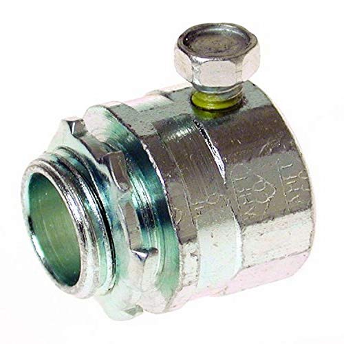 Hubbell-Raco 3004 Rigid / IMC Set Screw Conduit Connector, 1-Inch Trade Size, 10-Pack