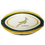 Gilbert Gilbert Sudáfrica Internacional réplica de la Bola de Rugby Mini Blanco, Blanco, Mini