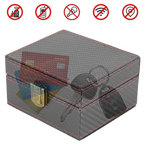 Signal Blocking Faraday, Fob Box Keyless Security Anti-Theft Large Storage Cage for Car Keys Phones RFID Card, Black steampunk buy now online
