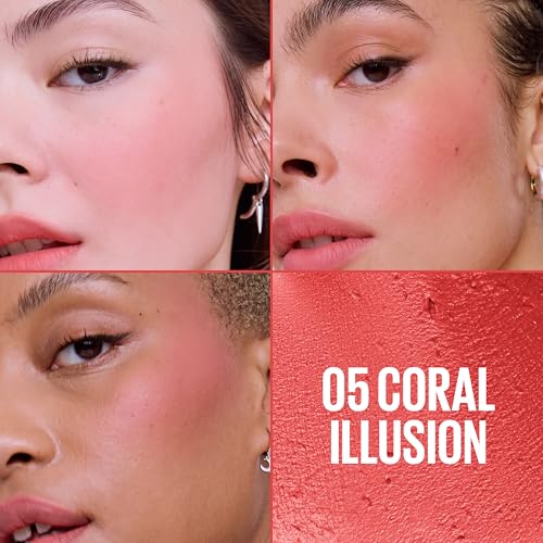 Maybelline New York Cloudtopia Mousse Colorata Guance E Labbra 05 - Coral Illusion - 3