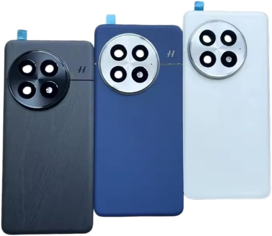 SHOWGOOD New for Oneplus 13 Back Glass Cover Back Replacement Hard Battery Case, Rear Housing Cover with Camera Lens (White)