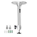 Drsn Mini Ceiling Projector Mount - for Projectors CCTV DVR Cameras - Compatible with QKK, VANKYO,DR.J, DBPOWER - Length 175mm/6.88in Silver