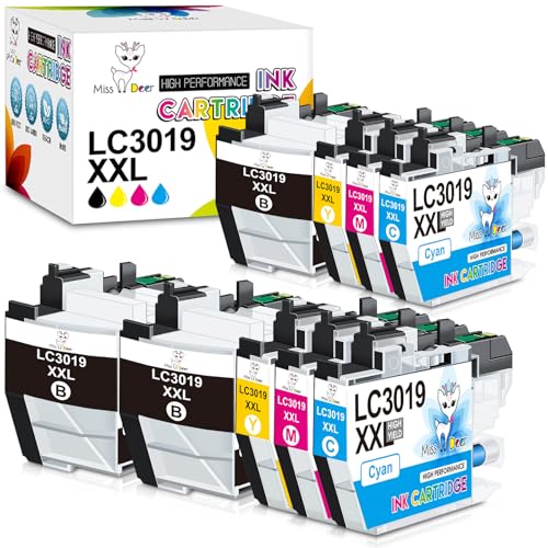 Image of Miss Deer LC3019XXL Ink Cartridges, Compatible Replacement Ink for Brother LC3019 3019 LC3019XXL, Work for MFC-J6930DW MFC-J6530DW MFC-J6730DW MFC-J5335DW(3BK /2C /2M /2Y,9-Pack)