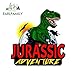 JYIP 13 cm x 12 9 cm per Jurassic Park Adventure Fine Fashion Car SUV Occlusione Scratch personalità Creativa Decal-Style_A