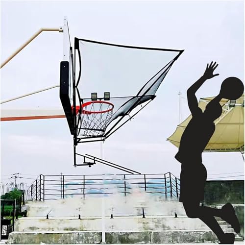 Filet de retour de basket suspendu avec crochets pour entraînement