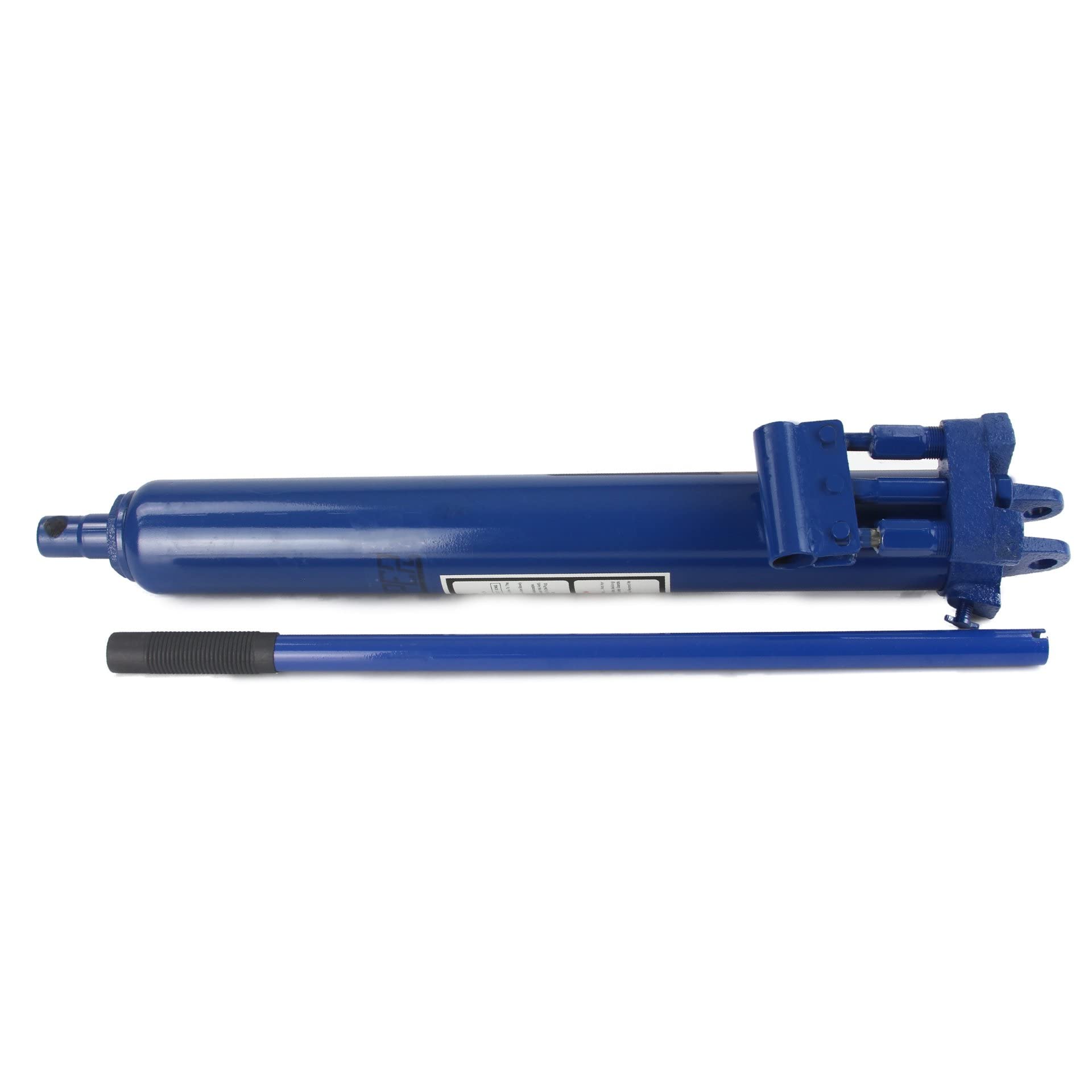 Cilindro Idraulico Pompa per Gruetta da Officina | Portata 8 Tonnellate | Altezza Minima 66 cm | Altezza Massima 106 cm | Corsa 40 cm | Diametro Cilindro 7,5 cm