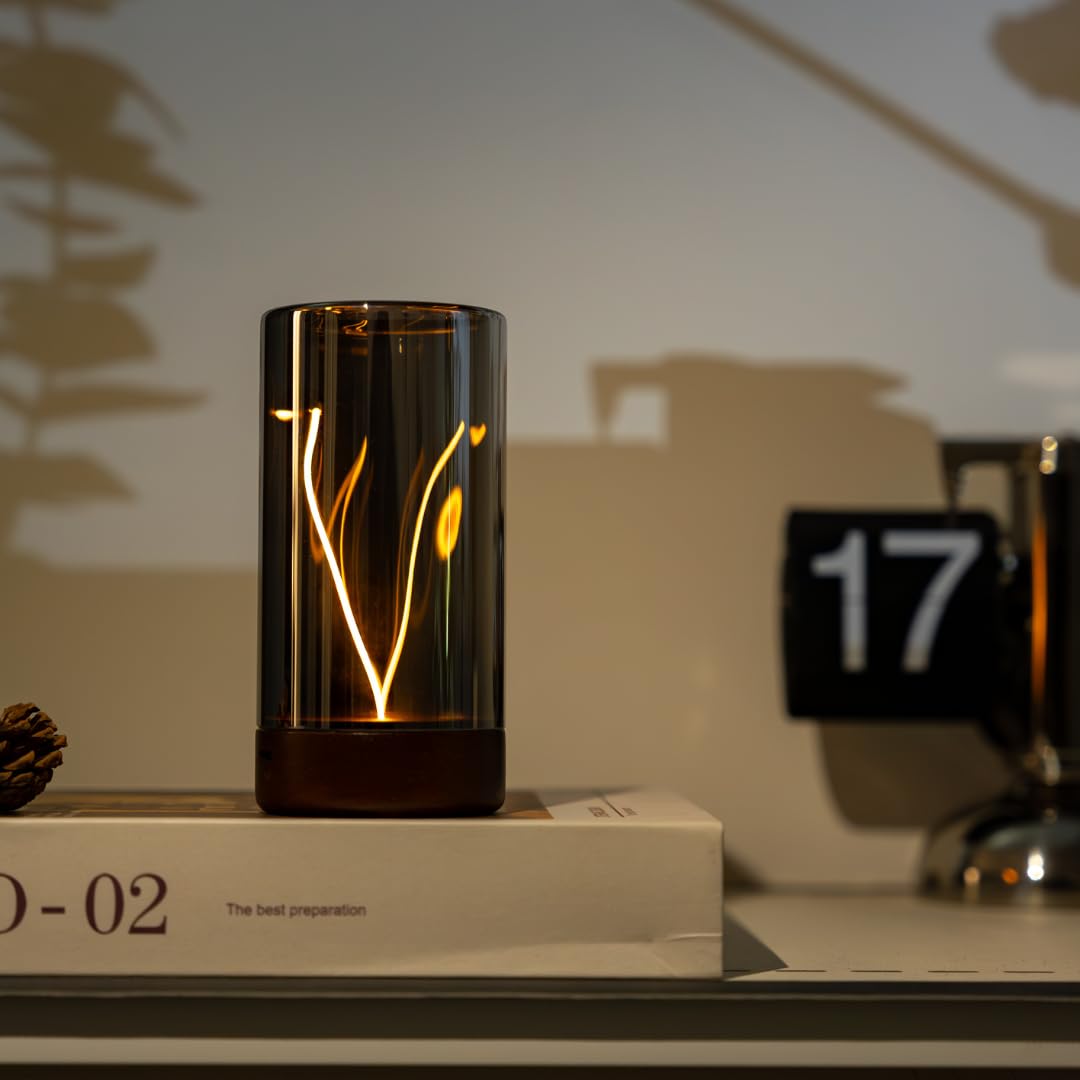 Gingko Solis Drift Light – Lampada da tavolo interattiva, ricaricabile, magnetica, a LED, luce d'atmosfera con luce calda