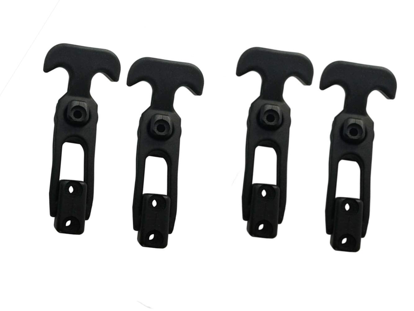 Dtacke Cooler Parts Cooler Latches Replacement Rubber Flexible T-Handle Draw Latches (110mm Length)