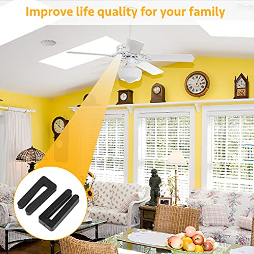 8 Sets Ceiling Fan Blade Balancing Kit Including 12 Pieces Metal Self