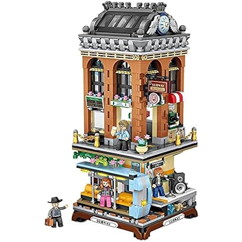 1031 LOZ Mini Block Adult Kids Building Bricks Toys Boys Puzzle Subway Model 1753pcs no Original Box Cover