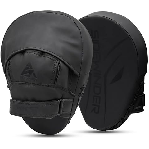Sidewinder Boxing Punching Mitts, Boxing Pads, Kickboxing Muay Thai MMA Boxing Mitts Training Focus Punch Mitts Focus Pads Hand Target Pads Ideal for Martial Arts, MMA Muay Thai, Kicking Sparring Pads Cover