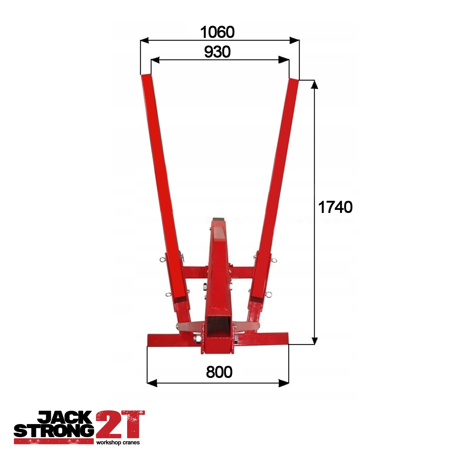 Grue d'atelier cric 2T grue moteur atelier grue moteur atelier grue moteur 2000 kg Jack Strong
