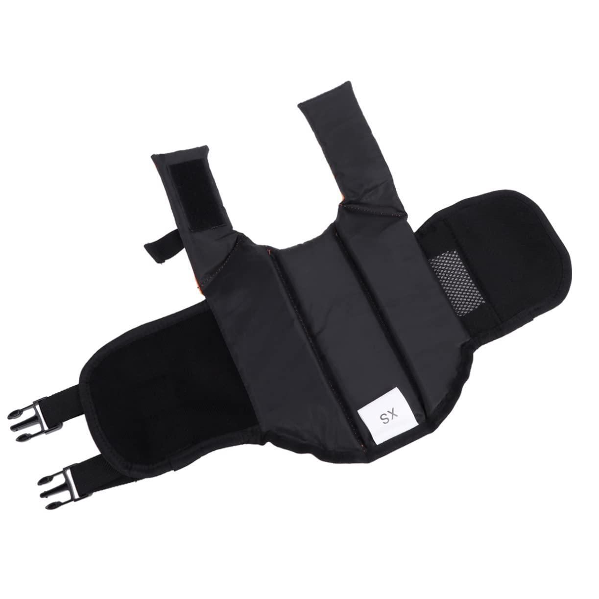 Parliky 3pcs Vest for Swimming Orange Pet Life Breathable Material and Reflective Strips Size Xs