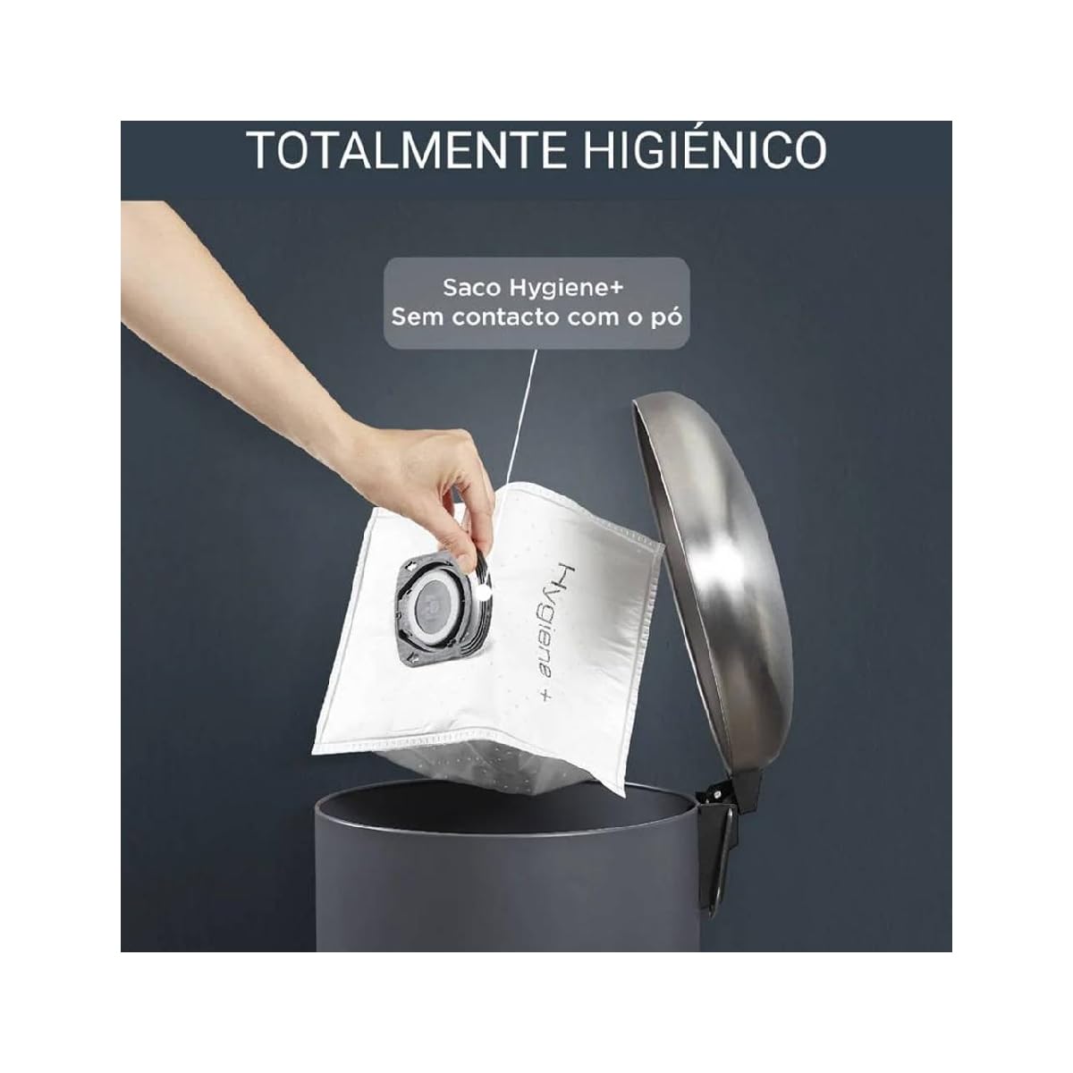 Rowenta Aspirapolvere con sacchetto RO3126 Power XXL, blu scuro/grigio