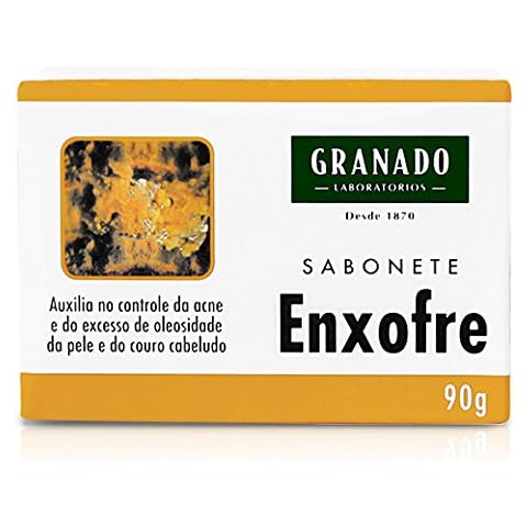 Granado Linha Tratamento Sabonetes em Barra Enxofre 90 Gr (12 x 90 Gr) Treatment Collection - Sulphur Bar Soaps Net 3.1 Oz (12 x Net 3.17 Oz) Cover