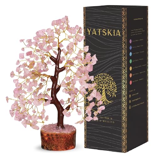 Rose Quartz Tree, Rose Quarts Tree - Crystal Decor -