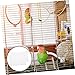 SUPVOX 100pcs Bird Cage Liners Bird Mat for Under Cage Parrot Pad Absorbent Liner Paper Natural Odorless Accessory