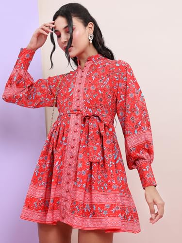 Image of Tokyo talkies Womens Fit and Flared Dress