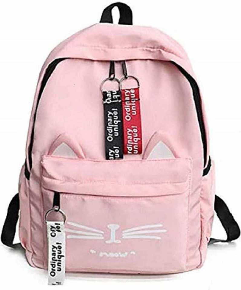 Backpack Girls College Bag || Girls School Bag || Girls Tution Bag || Girls Backpack Waterproof School Bag Color Pink