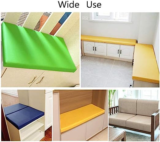 Acolchado de espuma de tapicería duradero personalizado, hoja de espuma de alta densidad para sofá/silla/banco/taburete, cómodo cojín de almohada de sofá expandible colchón firme