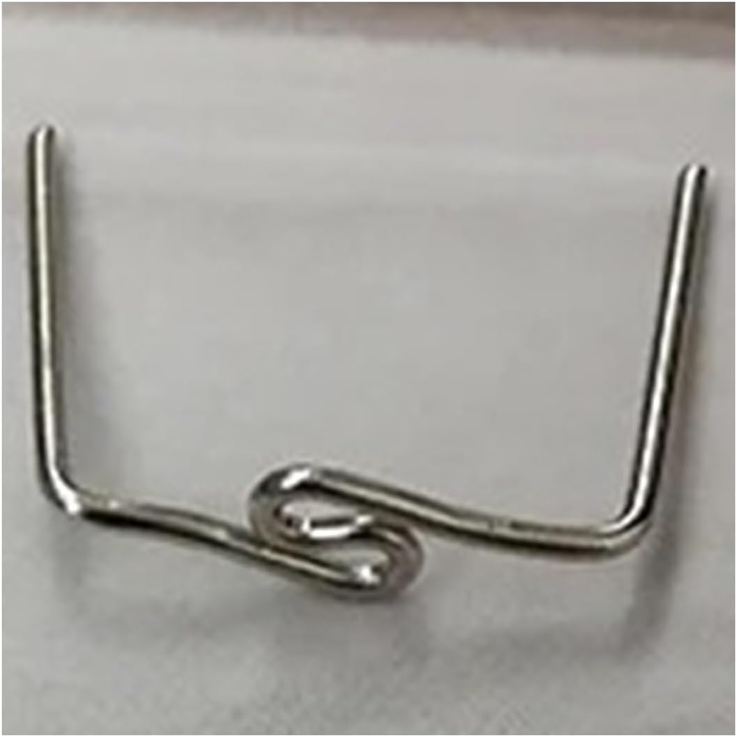 ZTBH Chandelier Crystal Prisms Pendants 300pcs 14mm Chrome/Gold/Antique Bronze M Shaped Pins Connector Crystal Prism Bead Lamp Pendant Hanging(Chrome)