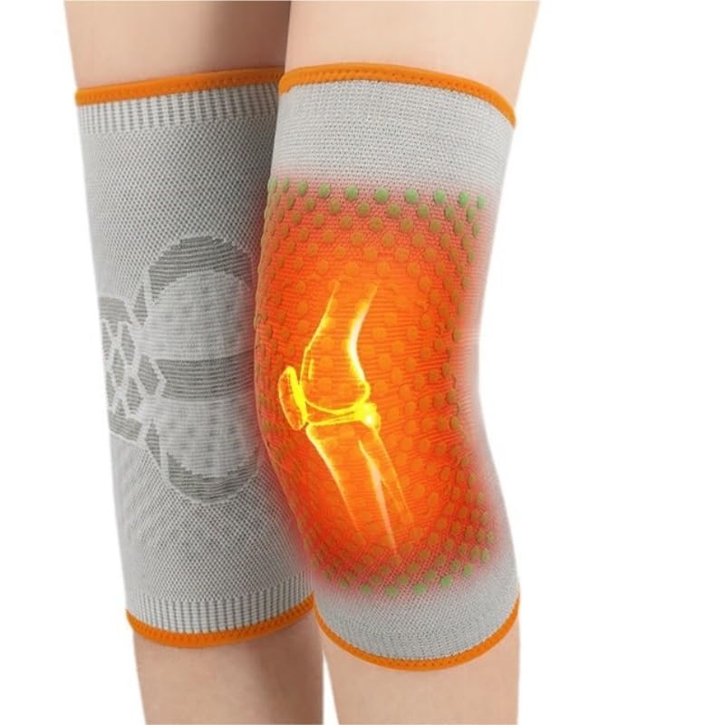 Exercise, protection Graphene Wormwood Kneepads With Heating for Men and Women Middle-aged And Elderly Joints for Fitness, cycling, running, playing football