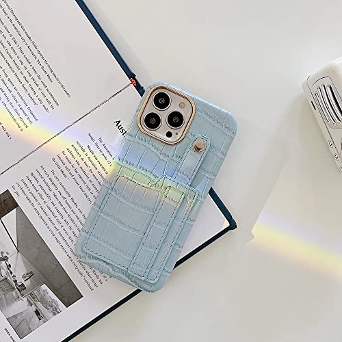 Coque iPhone 14 Pro crocodile avec support vidéo intégré et protection caméra