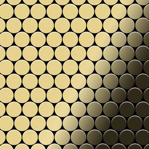ALLOY Dome-BM Mosaikfliese Metall Gold 0,73 m2