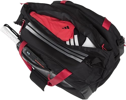 Miniatura 6 de adidas Multigame Raqueta Bolsa (NegroRojo)