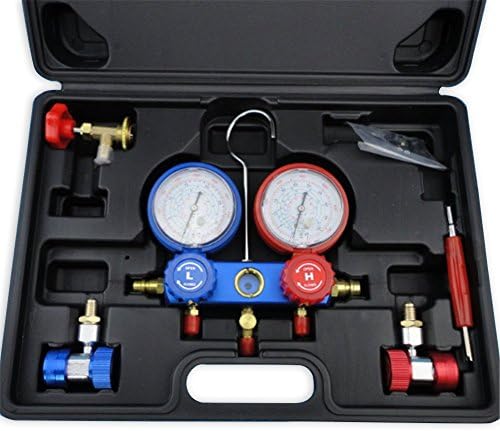 YX MARINE AC Refrigeration Kit A/C Diagnostic Manifold Gauge Set Air for R12 R22 R134a 410a R404z