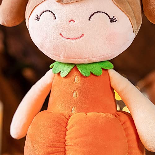 Gloveleya Dolls Halloween Pumpkin Baby Girl Gifts Plush Pumpkin Doll Soft Toys Orange 18 inches - Thumbnail 4