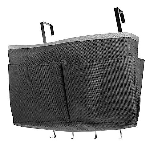 PRETYZOOM 1pc Oxford Cloth Hanging Storage Pouch Organizer Bag for Home Travel College Grey Easy to Clean Lightweight Design for Convenience