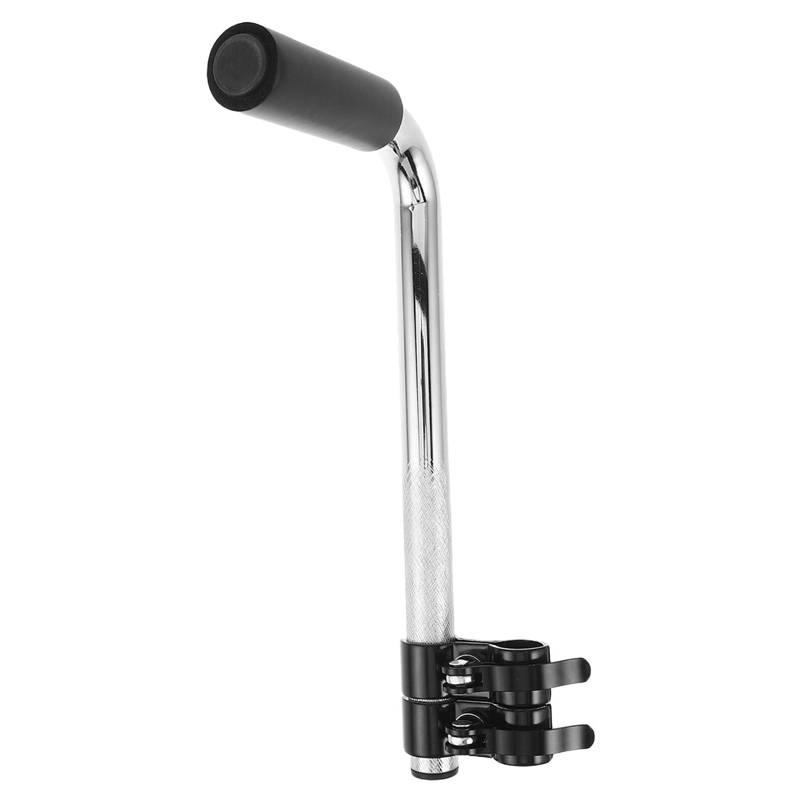 Veemoon Alargador de mango para silla de ruedas de acero inoxidable, altura ajustable, para sillas de ruedas y cochecitos, montaje sin herramientas, ajuste universal, estable y de viaje