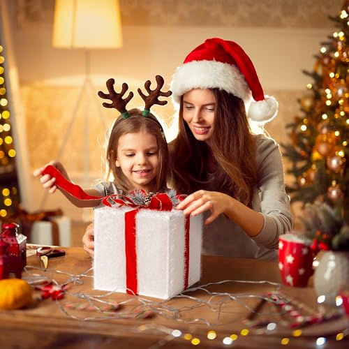 Tisejoy 9048 Christmas Lighted Gift Boxes 3 Pack,Pre-Lit 60 Led Light Up Present Boxes Christmas Outdoor Decorations For Indoor Porch Patio Yard Tree Holiday Party(Warm White) thumb #2