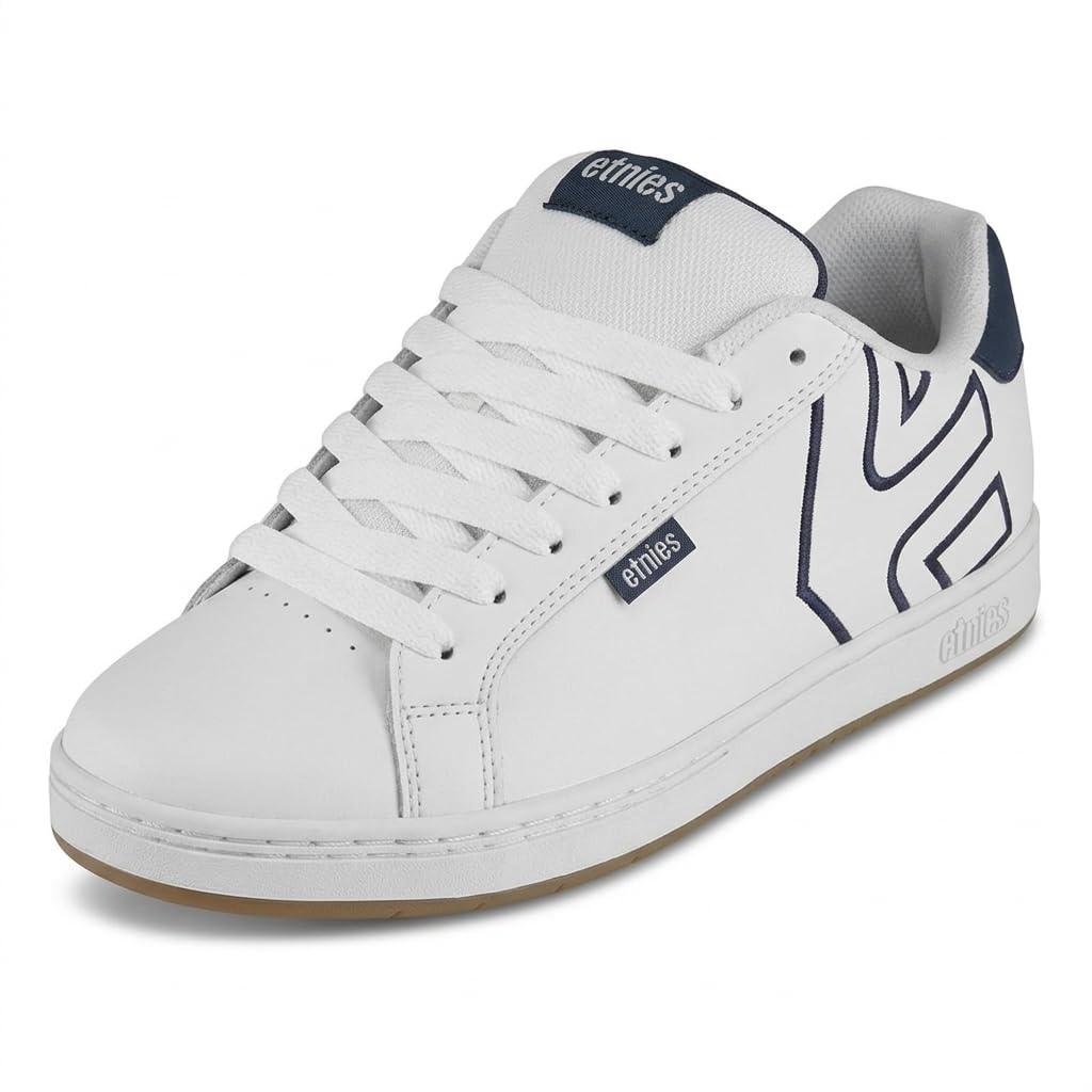 Etnies Fader – Estilo Heritage clásico de Skate con Look abultado a la Moda, Cupsole Reforzada, Ajuste Acolchado, Zapatillas para el día a día