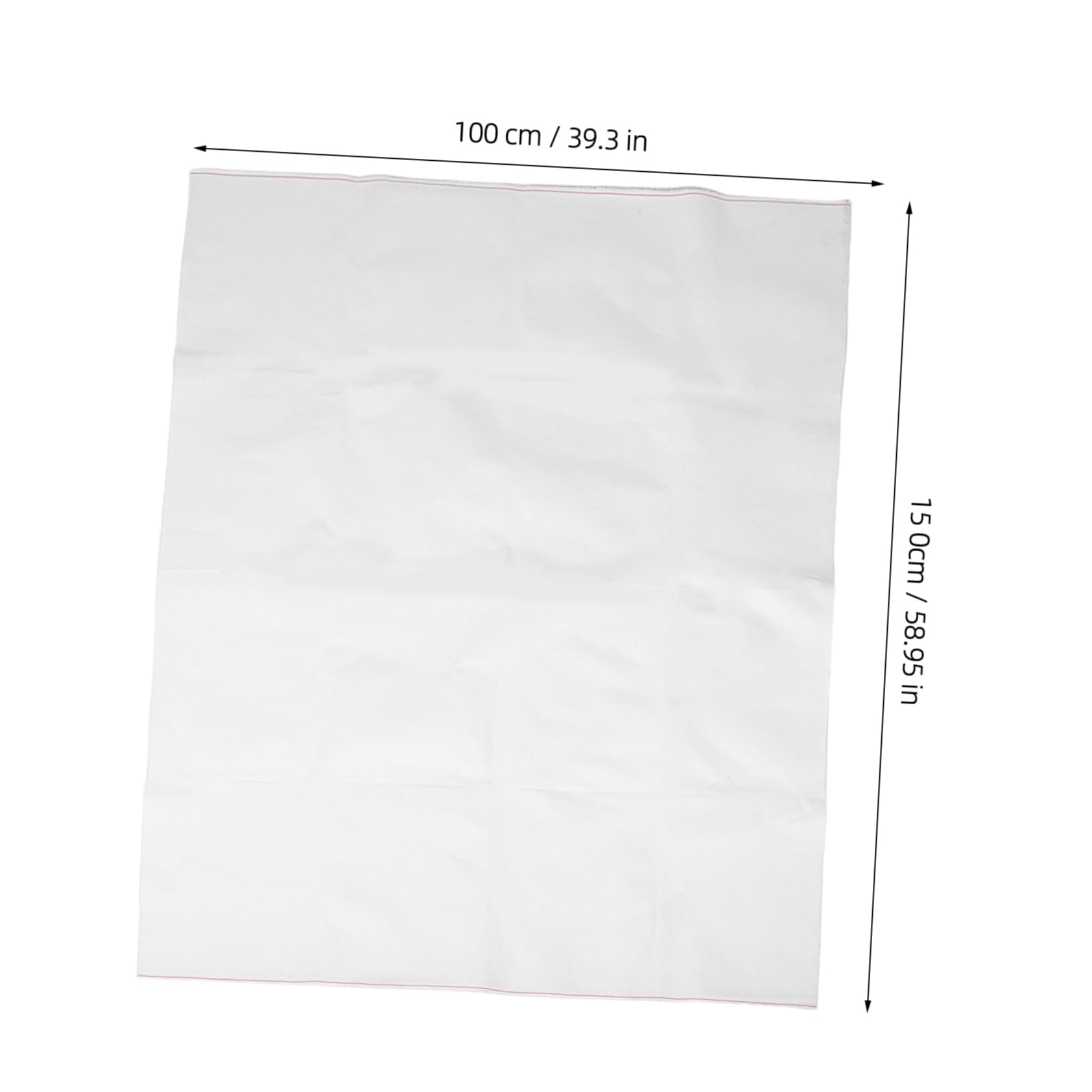 Bianco Tessuto Poliestere Cotone, per Punto Croce, 14ct a Griglia Media, 100x150cm, per Ricamo Fai da Te e Lavori Artigianali