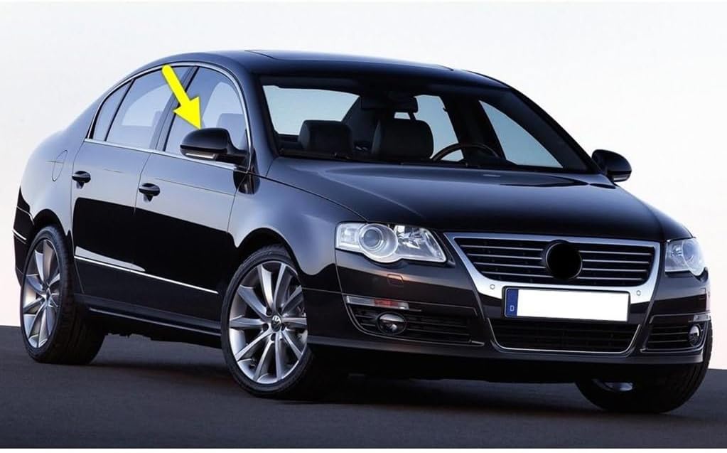 Sağ Dış Dikiz Aynası Kapağı 3C0857538A VW Passat B6 ile uyumlu 2006-2011