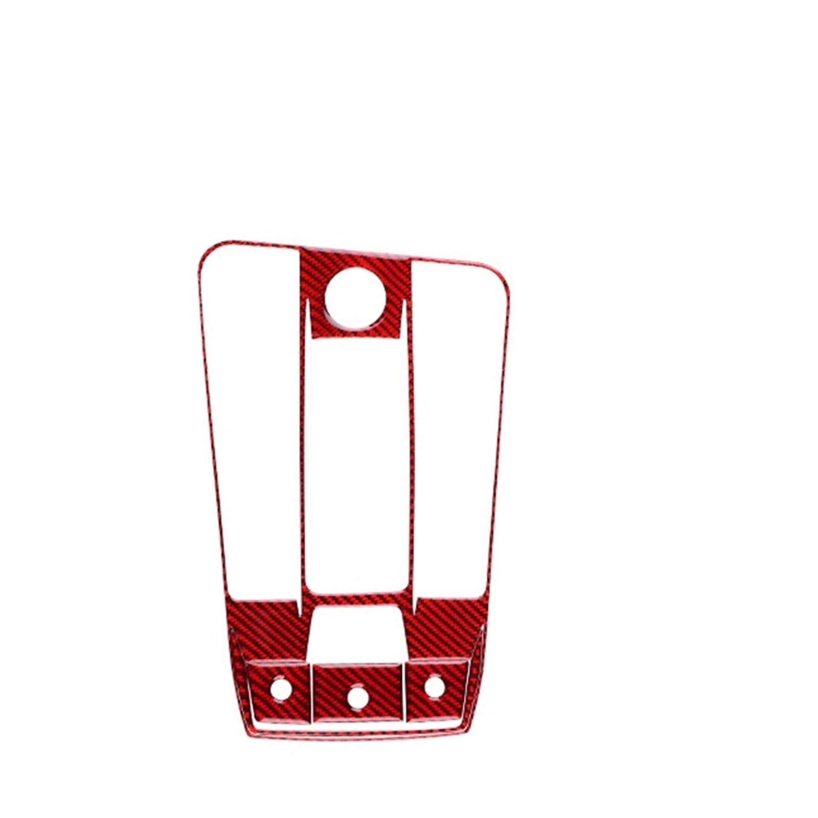 Car Trim Interior for Seat for Leon MK4 for Cupra for Leon for Cupra for Formentor 2020-2024 LHD RHD Automatic Car Gear Shift Interior Mouldings(Inner for LHD Red)