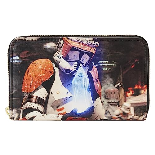 Loungefly Star Wars Episode Three Revenge of The Sith Scene Zip Aorund Wallet