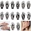 14Pcs - Pure Black