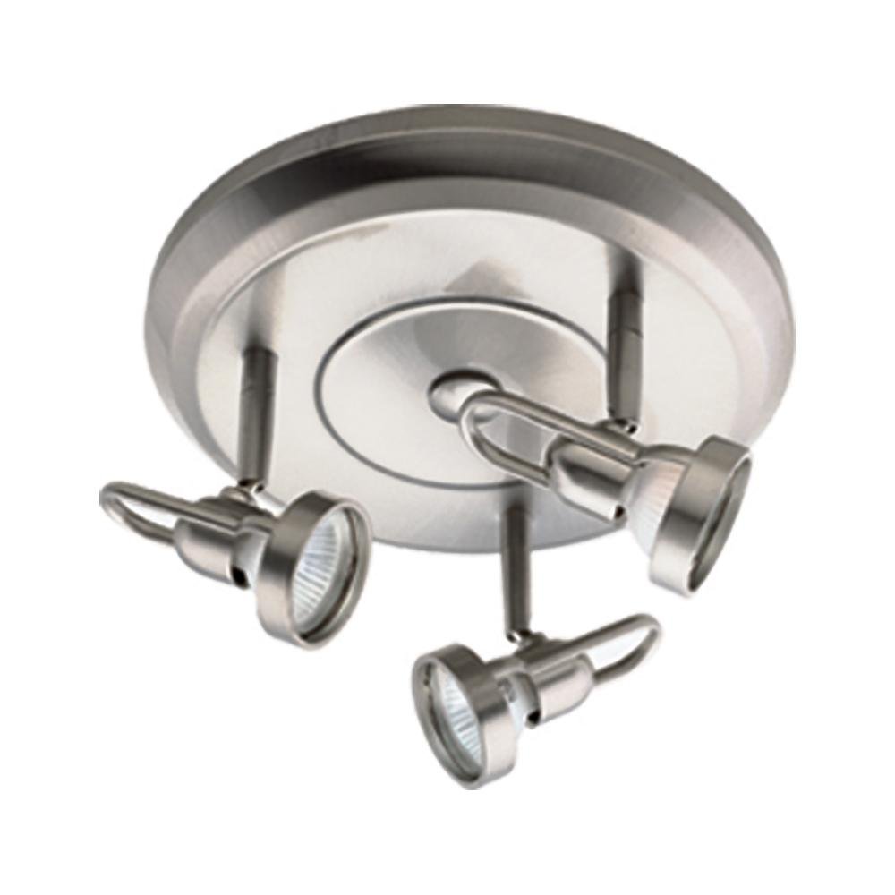 Jesco Lighting LT3143-ST 3-Light Fixture in Satin Chrome
