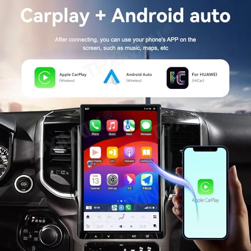 Radio para camioneta Ram 1500/2500/3500 14.4" Android 13 miniatura 5
