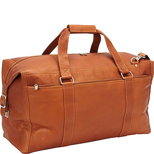 Extra Large Zip-Pocket Duffel, Saddle, One Size